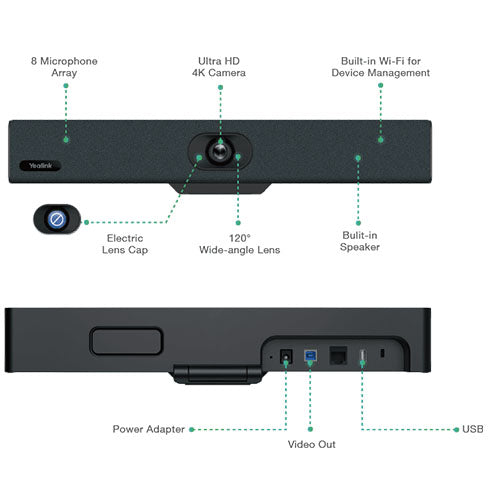 Yealink UVC34 All-in-One USB Videobar - GMS Global Media Services GmbH